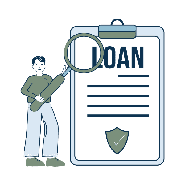 Loan application illustration